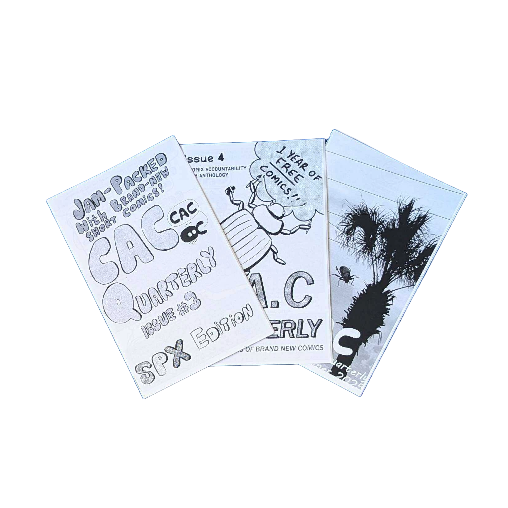 Three issues of the CAC Quarterly.